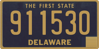 DE license plate 911530