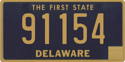 DE license plate 91154