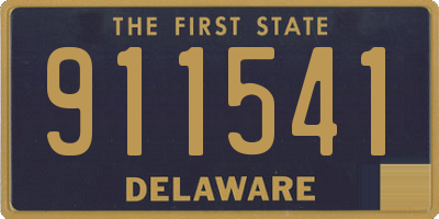 DE license plate 911541