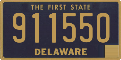 DE license plate 911550