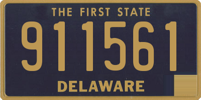 DE license plate 911561