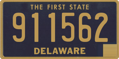 DE license plate 911562