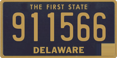 DE license plate 911566