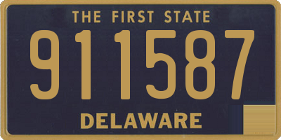 DE license plate 911587