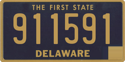 DE license plate 911591