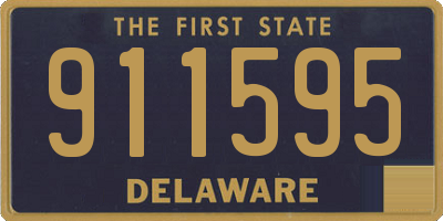 DE license plate 911595