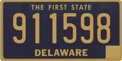 DE license plate 911598