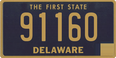 DE license plate 91160