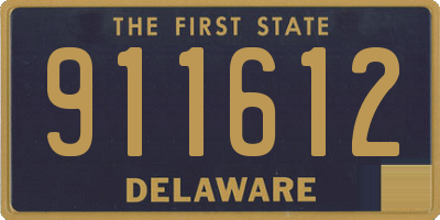 DE license plate 911612