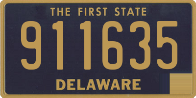 DE license plate 911635