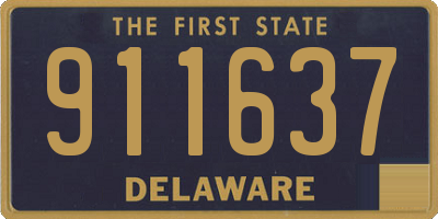 DE license plate 911637
