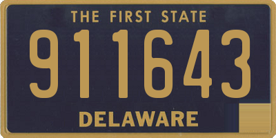 DE license plate 911643