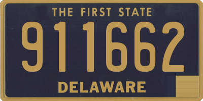DE license plate 911662