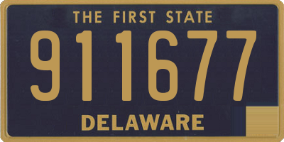 DE license plate 911677