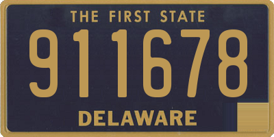 DE license plate 911678