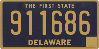 DE license plate 911686