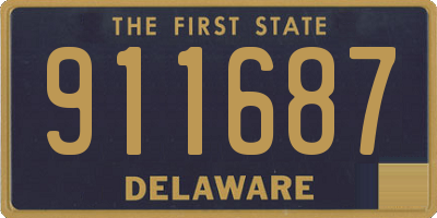 DE license plate 911687