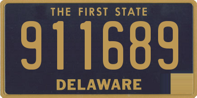 DE license plate 911689