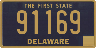 DE license plate 91169