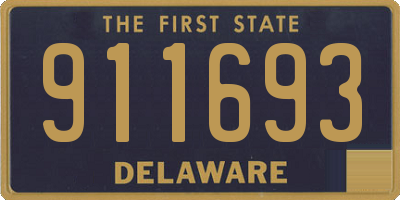 DE license plate 911693