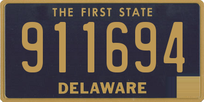 DE license plate 911694