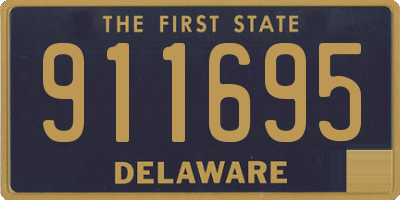 DE license plate 911695