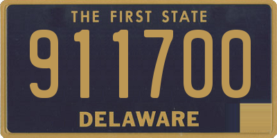 DE license plate 911700