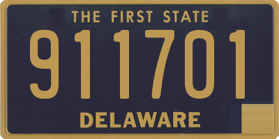 DE license plate 911701