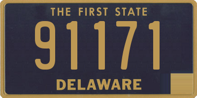 DE license plate 91171