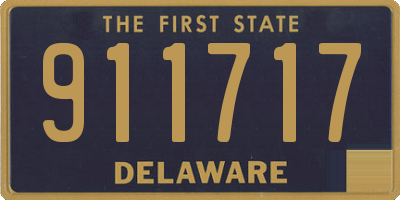 DE license plate 911717