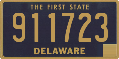 DE license plate 911723