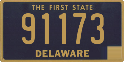 DE license plate 91173