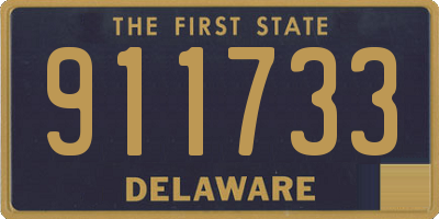 DE license plate 911733