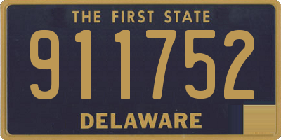 DE license plate 911752