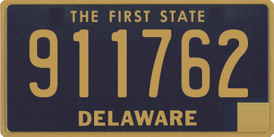 DE license plate 911762