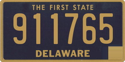 DE license plate 911765
