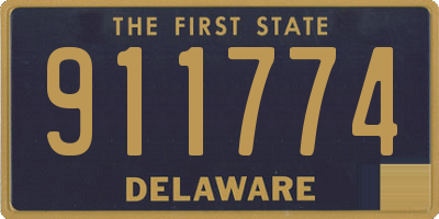 DE license plate 911774