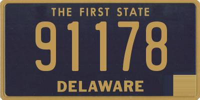 DE license plate 91178