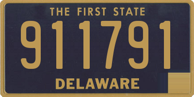 DE license plate 911791