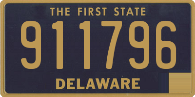 DE license plate 911796