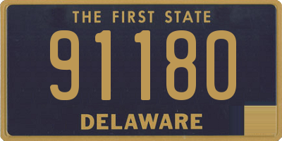 DE license plate 91180