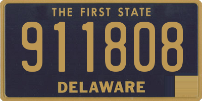 DE license plate 911808