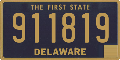 DE license plate 911819