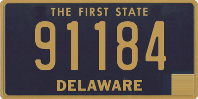 DE license plate 91184