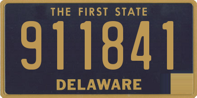 DE license plate 911841