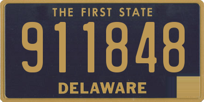 DE license plate 911848