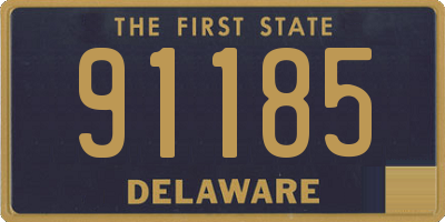 DE license plate 91185