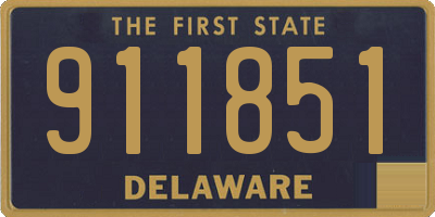 DE license plate 911851