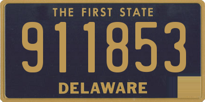 DE license plate 911853