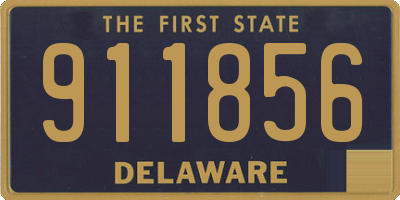 DE license plate 911856